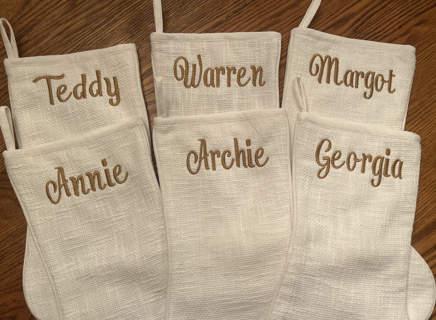 Personalized Christmas stockings